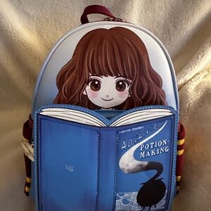Harry Potter Hermione Advanced Potion Making Hogwarts Loungefly Backpack: BNWT